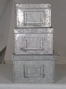 small rustic metal box|Amazon.com: Decorative Metal Storage Box.